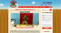 Desktop Screenshot of maplesdoghouse.com